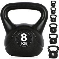 Hinsinc 8KG-Kettlebells for Home Gym in Black | Size: 0-12 m