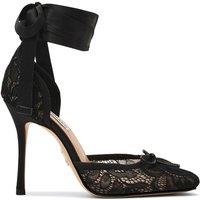 STEVE MADDEN Women's 'Larina Black Lace' Heels | Size: 3
