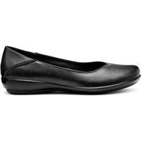 Hotter Women's Extra Wide 'Birdie' Ballerina Pumps in Black | Size: 6