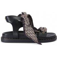 Carvela Women's 'Sorrento Scarf Sandal' Sandals in Black | Size: 3