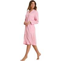 Chums Women's Waffle Zip Through Dressing Gown in Pink | Size: XL