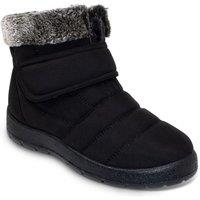 Chums Women's Wide Fit Thermal Lined Showerproof Boot in Black | Size: 5
