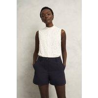 Hobbs London Women's Reena Shorts in Dark Navy | Size: 18