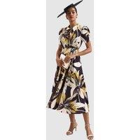 Phase Eight Women's Petite Bella Midi Dress in Black | Size: 10