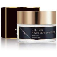 Erth Skin London Women's Anti-Wrinkle Night Moisturiser 24k Gold 50ml in Natural
