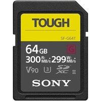 Sony Tough 64GB SF-G SDXC V90 UHS-II Memory Card in Black | Size: 64 GB