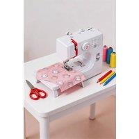 Living and Home Portable Mini Sewing Machine with 14 Stitches in White
