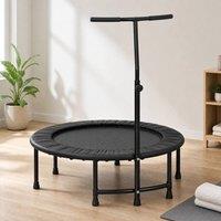 STILVORA Fitness Trampoline with Adjustable Handle in Black