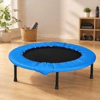 STILVORA Exercise Trampoline 101.5 cm with Metal Legs in Blue