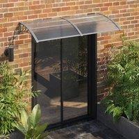 STILVORA Door Canopy 196 x 75 cm Clear