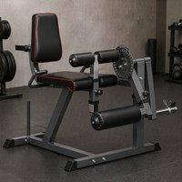 STILVORA Leg Extension & Curl Machine 32 Positions Black