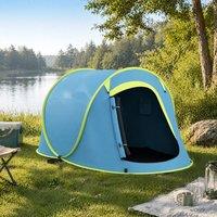 STILVORA Pop-Up Dome Tent with Accessories Blue