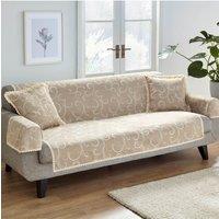 Chums Scroll Furniture Protectors in Beige