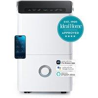 Pro Breeze 30L Low Energy Smart Control High Capacity Dehumidifier in White