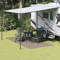 Berkfield Home Tent Tarp Light grey Polyester 200 x 400 cm Lightweight