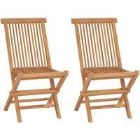Berkfield Home Beautiful 3 Piece Garden Dining Set Solid Wood Teak in Brown