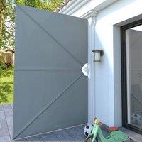 Berkfield Home Durable Collapsible Terrace Side Awning Grey 300x200 cm