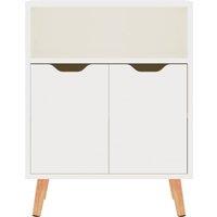 Berkfield Home Sideboard High Gloss White 60x30x72 cm Engineered Wood | Size: 60 x 30 x 72 cm
