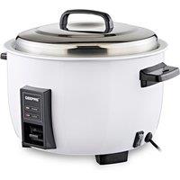 Geepas 4.2L Commercial Rice Cooker Non-Stick Pot Automatic Keep Warm Catering 1600W in Off-White