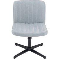 ERGOVEXA Office Chair Desk Chair Armless Medium Back Visitor Chair in Grey