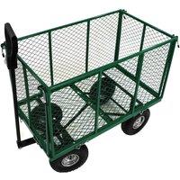 NESTLUNE Heavy Duty Garden Cart Trolley Festival Hand Truck in Green | Size: 1.25kg
