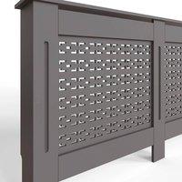NESTLUNE Pattern Large MDF Stylish Functional Grey | Size: 100 cm x 15 cm