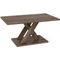 VOGREX Brown 95CM Rectangular Coffee Table Stable Base Center Table