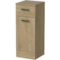 KORVIXA Bathroom Laundry Unit Cabinet in Brown