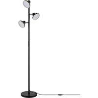 Emitto Floor Lamp 3 Head LED Reading Light Rotatable Remote Standing Lamp in Black