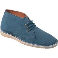 Chums Men's Suede Wide Fit Desert Boots in Navy | Size: 11