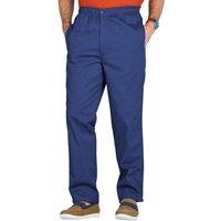 Chums Men's Elasticated Waist Cotton Rugby Trousers with Drawcord in Navy | Size: 52R