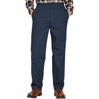 Chums Men's Fleece-Lined Elasticated Thermal Trousers with Adjustable Drawcord in Navy | Size: 38R