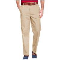 Chums Men's Stain & Water Resistant High-Rise Comfort Trousers in Light Sand | Size: 44S