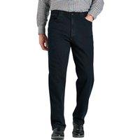 Chums Men's Elastic Waist Denim Jeans in Stretch Fabric in Black | Size: 48L