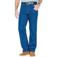 Pegasus Men's Stonewash Finish Denim Jeans in Stretch Fabric in Blue | Size: 38R