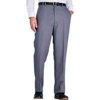 Chums Men's Smart Casual Formal Trousers With Hidden Elasticated Waist in Grey | Size: 50XL