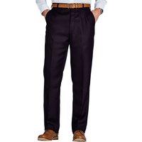 Chums Men's Smart Casual Formal Trousers in Black | Size: 44S