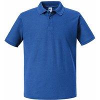 Russell Men's Authentic Pique Polo Shirt in Royal | Size: XS