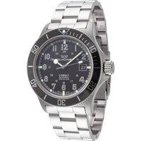 Glycine Men's GL0076 Combat 42mm Automatic Watch in Silver