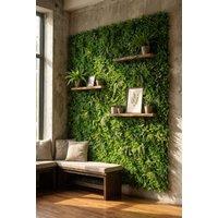 Living and Home 40x60cm Fake Plants Artificial Grass Mix Plant Wall Panel for Indoor & Garden Dcor in Green | Size: 40x60 cm