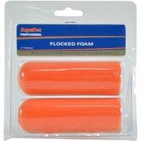 SupaDec Flocked Foam Roller Pack of 2 in Orange