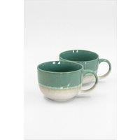 Scandi Home Set of 2 720ml Mint Green Ceramic Aurelia Mugs