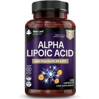 New leaf health ALA Complex - Alpha Lipoic Acid With Vitamin B12, B6 & B1 600mg Caps in Purple