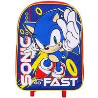 Sonic the Hedgehog Gotta Go Fast Trolley Bag in Blue