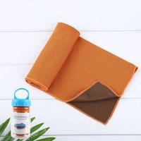 Quipulse Two-Tone Cooling Towel in Orange