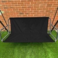 FLAVORA Black 1485151CM 3 Seater Swing Replacement Seat Cover | Size: 0.6m2