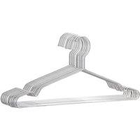 Kelvenix 10pcs Heavy Duty Stainless Steel Clothes Hanger in Silver | Size: 0.6m2