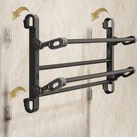 EONLION 50CM 1 piece Space Saving Shoe Shelf in Black | Size: 500mm