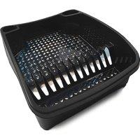 Hinsinc Matte Black Large Sink Dish Drainer Rack | Size: 0.6m2