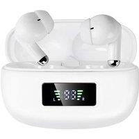 Hinsinc Wireless Bluetooth Headphones Noise Cancelling In-Ear in White